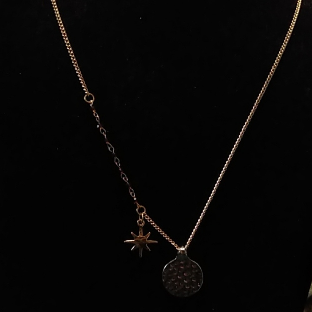 Star and moon necklace